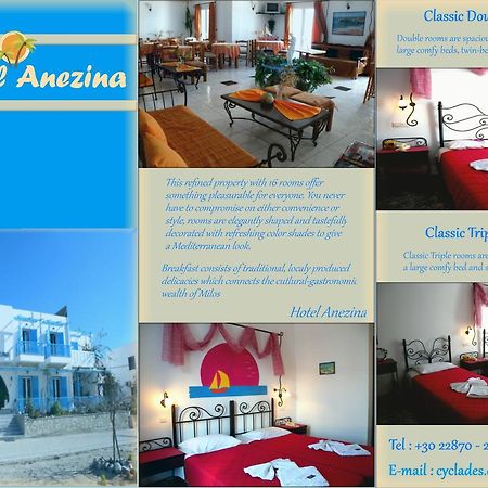 Anezina Hotel Adamantas  Buitenkant foto